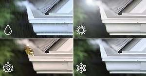 No matter the weather, it's still a great time to get LeafFilter! Protect your gutters and eliminate gutter cleaning forever. | LeafFilter Gutter Protection