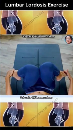 Lumbar Lordosis Exercise🔥Lumbar Lordosis Correction🔥Exercise Lumbar Lordosis Exercise Women💃