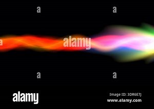 Abstract Neon Wave Background