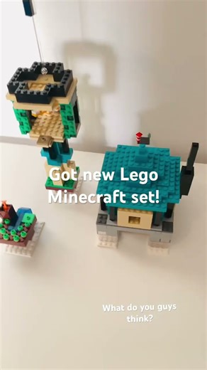 Got this new Lego Minecraft set! #minecraft #lego #legominecraft #shorts
