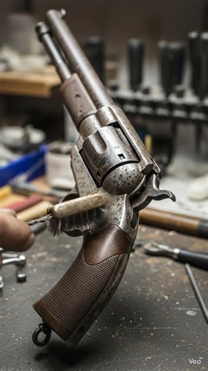 Old Rusty Revolver #gunrestoration #shortvideo