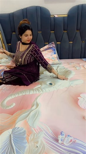 Shivani Kaushik on Instagram: "Badsheet😍 - @anchalboutique123"