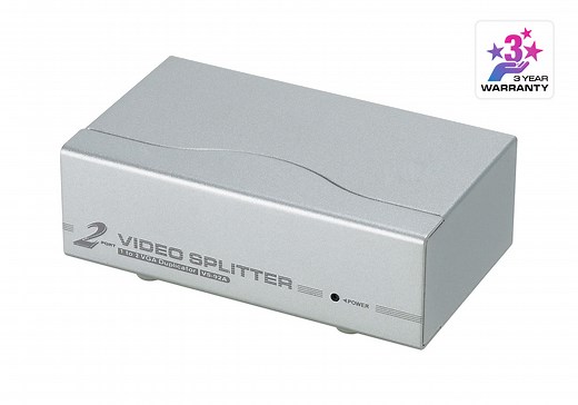 2-Port VGA Splitter (350MHz) - VS92A, ATEN Video Splitters