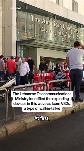 61K views · 294 reactions | A second wave of device explosions hit Lebanon, killing 20 people, injuring 450 others and igniting blazes across the country a day after hundreds of pagers belonging to Hezbollah members detonated in an unprecedented attack on the militant group. | NBC News | Facebook