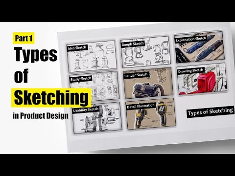Learn Types of Sketches in Product Design (Part 01)
