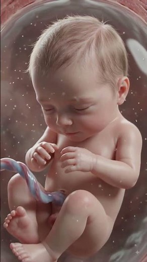 Watch a Baby's Hair Grow Before Birth.#BabyHair #Pregnancy #BabyDevelopment #FetalDevelopment