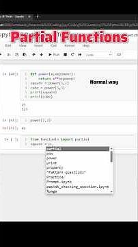 Learn about Partial Functions in Python | Python Tips and Tricks | Python Tutorial #pyhton #coding