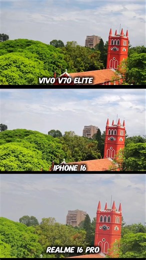 Realme 16 Pro Vs iphone 16 vs Vivo V70 Elite Photography Test Ultimate Camera Testing Zoom Battle