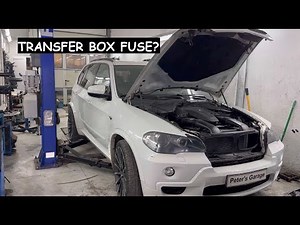 BMW X5 E70 Transfer box fuse relay location replacement