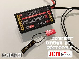 Jeti : comment binder (appairer) un récepteur Jeti - aero-modelisme.com