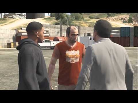 GTA V: Franklin meets trevor
