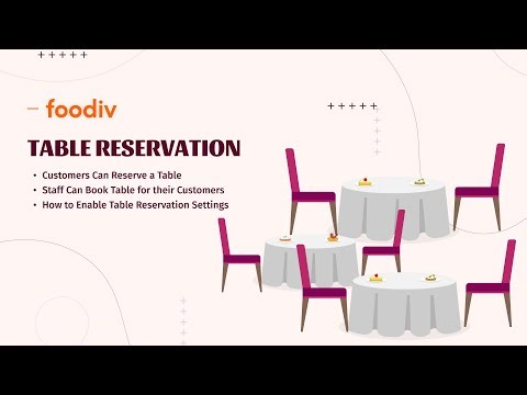Table Reservation | How Customers & Staff Book Tables | Manage & Configure the Reservation