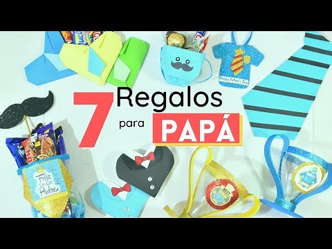7 REGALOS FÁCILES Y ORIGINALES para PAPÁ/ Manualidades para Papá/ Father's day gifts-El Mundo de MyG