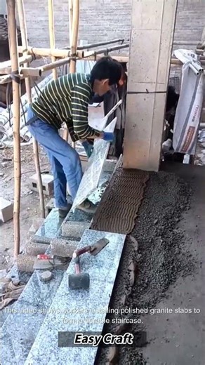 Granite Stair Installation