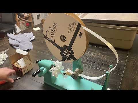 3M Sasheen s-72 Heavy Duty Ribbon Bow Maker Hand Crank Machine