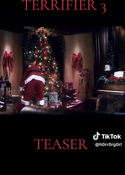 These movies are gory but im excited! I love it! Especially the christmas theme #terrifier3 #arttheclown #horrortok #movietrailer #movies