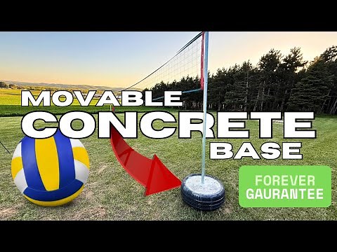 DIY Backyard Volleyball Setup That Will Last FOREVER!