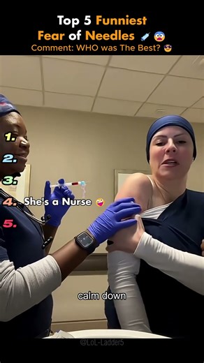 Ranking FUNNIEST Fear of Needles Moments 😂💉