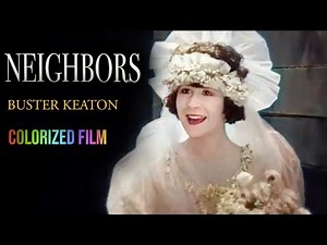 Neighbors (1920) Buster Keaton | Colorized | RomCom Romance Comedy | Full Length Short Film