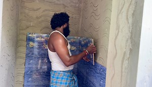 9.6K views · 109 reactions | Techniques of Bathroom wall tile Installation | G.G.Construction | Facebook