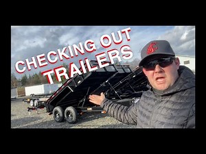 Checking out Trailers at Trailers Plus!