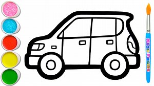 👉 youtube.com/@MagicFingersArt 👈 Hello! It's Sophia. Let's draw and paint A LOVELY CAR together 🚗 | Magic Fingers Art