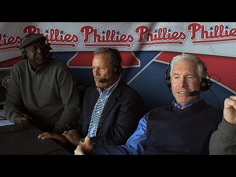 Schmidt and Brett join the booth