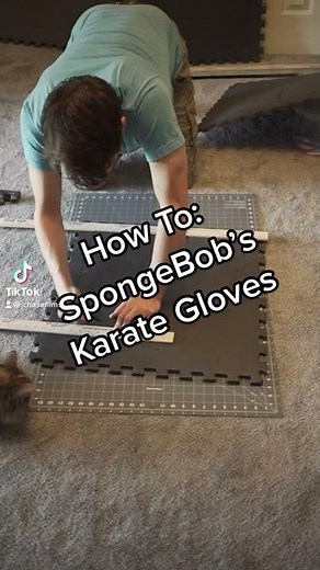 How to make SpongeBob’s Karate Gloves in REAL LIFE!