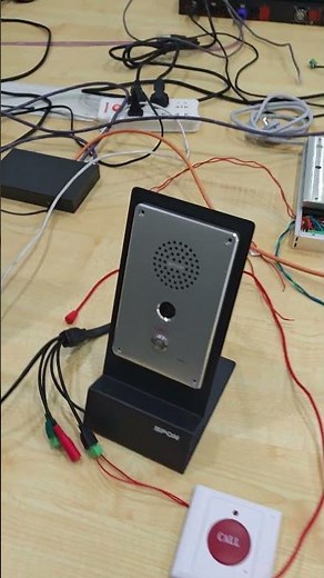 elevator intercom system emergency help botton call to sip phone solution