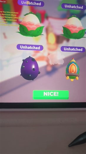 Hatching a few old eggs! #egg #adoptme #fyp