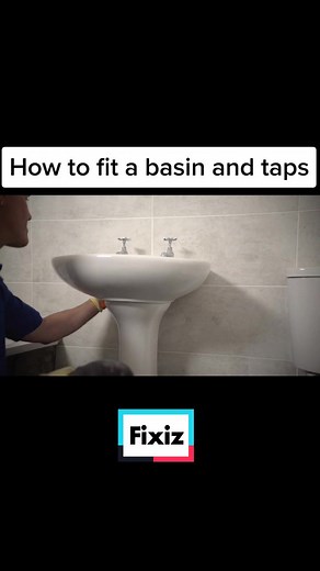 How to fit a basin and taps --------------------------------------------------- Video Credits Wickes #Fixizuk #Fixiz #novemberrain #property #london #propertymanagement #erbauer #site #todayislove #uk #propertyinvesting #propertyuk #renovationproject #construction #constructiontips #diyhomedecor #follow #tiktok #explore #likeforlikes #followforfollowback #trend #trending #viral #love #explorepage #fashion #like #inspiración #interiordesigntips #homeofficeideas #emprendedoresdeexito😎
