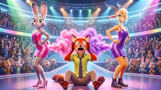 😂笑喷！兔子警官 Judy 和流行天后 Gazzelle 的放屁冠军争夺战！你支持谁？