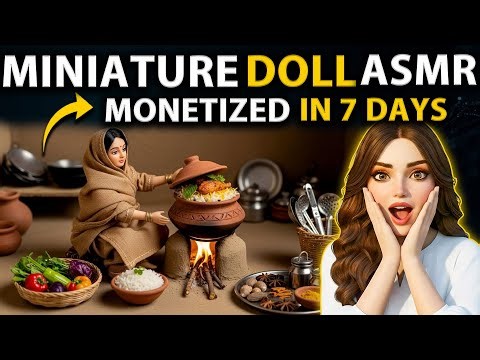 Miniature Doll ASMR video kaise banaye | 100% Monetizable