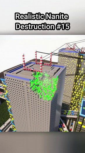 Realistic Nanite Destruction #15, full length videos on my YouTube channel #teardown #teardowngame #minecraft #pcgaming #nasapc #fyp #fypシ #foryou
