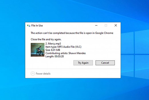 Cara Menghapus File Secara Paksa di Windows 10