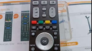 Replacement Remote Control for Hitachi 076K0UV011 LE29H306 LE29H307 LE29H316 LE32H217 LE32H316 LE32S406 LE32S407 Plasma HDTV TV