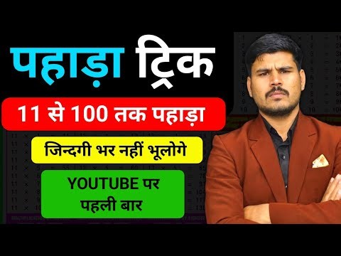 पहाड़ा याद करने की जादुई ट्रिक | Pahada Kaise Yaad Kare? | Basic Maths