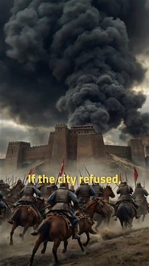 How Mongols Used Psychological Terror to Win Battles#shorts #historyunseen#historyfacts