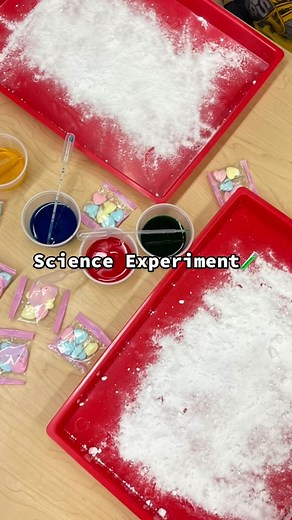 Valentines Day Science Experiment 🧪💜 What you need: Baking Soda, Vinegar, and Food Coloring #preschool #crafts #preschoolactivities #preschoolteacher #prektips #prekactivies #preschoolstem #preschoolcrafts