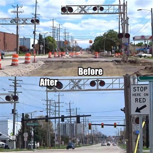 Before VS After Traffic Light System