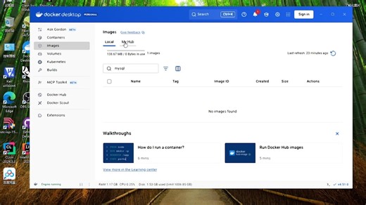 Windows下安装docker（二）
