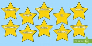 Star Topic Words on Stars