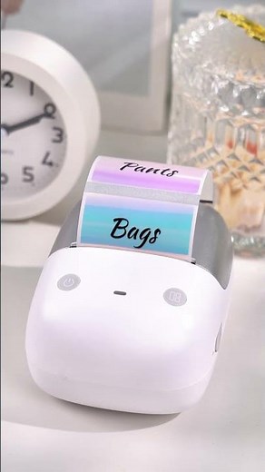The Secret to a Tidy Wardrobe 🧥✨ NIIMBOT B2 Pro Dual-Color Label Printer