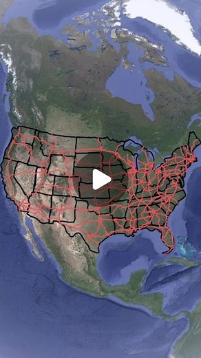 Distant_Elephant | The formation of the US highway network! - The United States has one of the world’s widest and most well developed highway networks in the... | Instagram