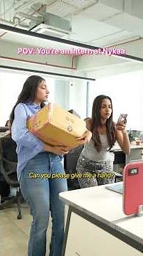 A Day in the Life of a Gen Z Intern at Nykaa 💻✨ | BasicallyNykaaArmy