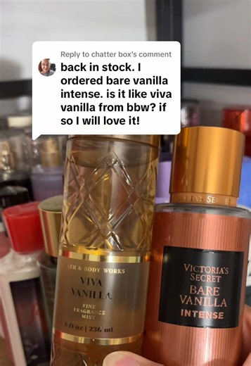 Victoria's Secret Bare Intense vs Bath & Body Works Viva Vanilla