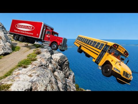 Car vs dangerous mountain Cliff crash 💥😱 | Beamng Drive Episode #118!