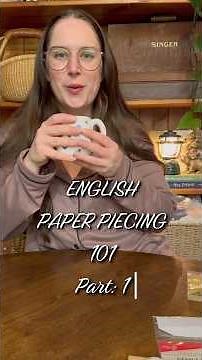 English Paper Piecing 101. Part 1: Supplies #analoghobby #englishpaperpiecing #epp