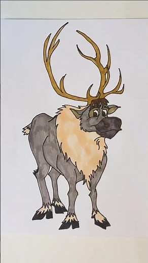 How to Draw Sven from Frozen | Easy Drawing Tutorial