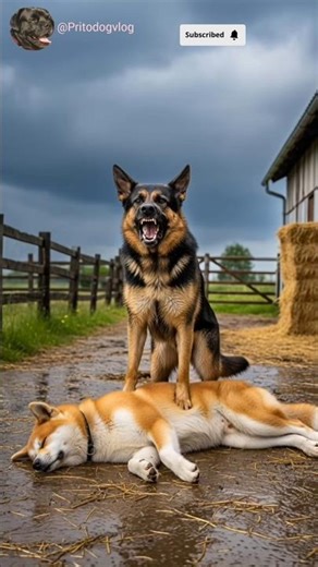 German Shepherd vs. Strongest Dogs Battle for Dominance #shrots #germanshepheard #pitbull